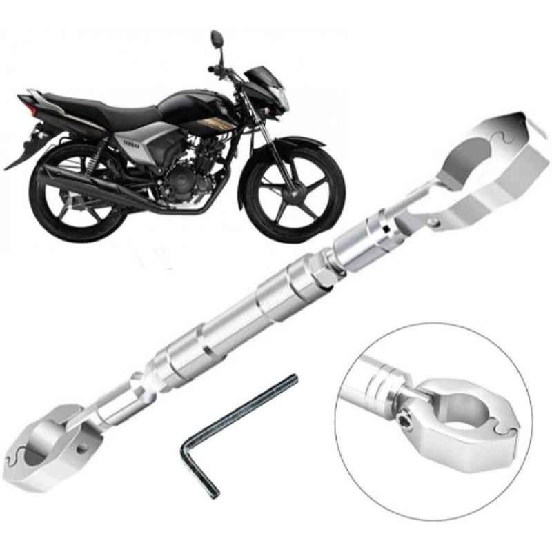 Auto Pearl Aluminium Multicolour Motorcycle Handlebar Middle Rod for Saluto-RX