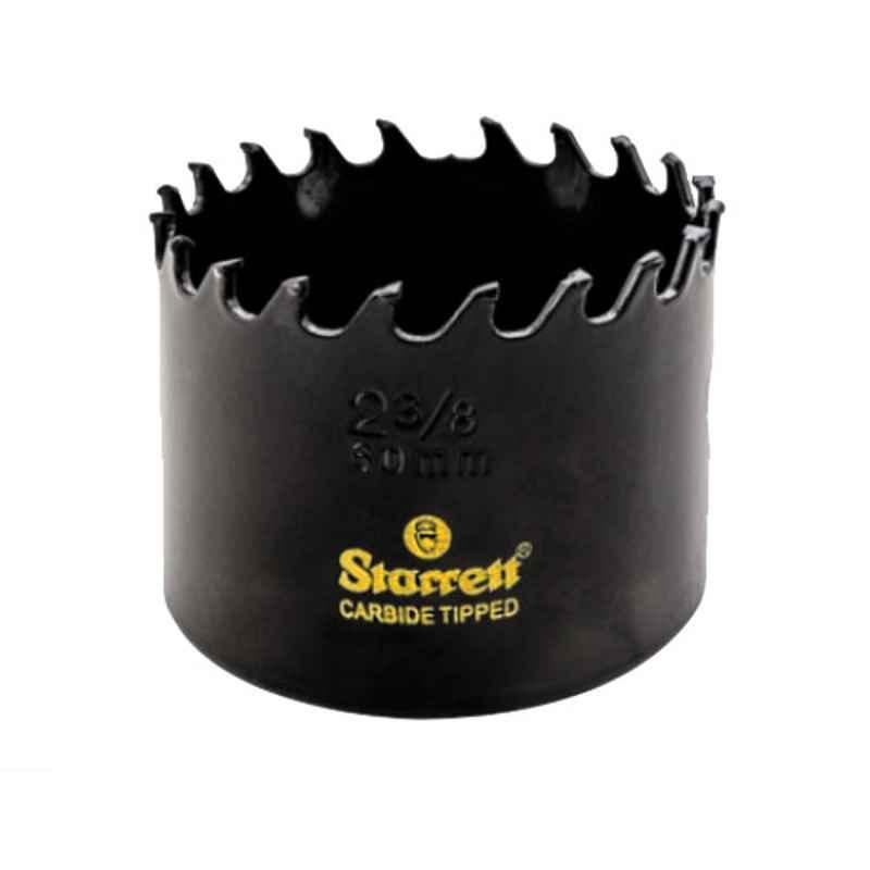 Starrett 60mm Black High Performance Triple Chip Tungsten Carbide Tipped Hole Saw, CT238
