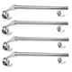 Torofy 24 inch Stainless Steel Silver Wall Mounted Towel Bar (Pack of 4)