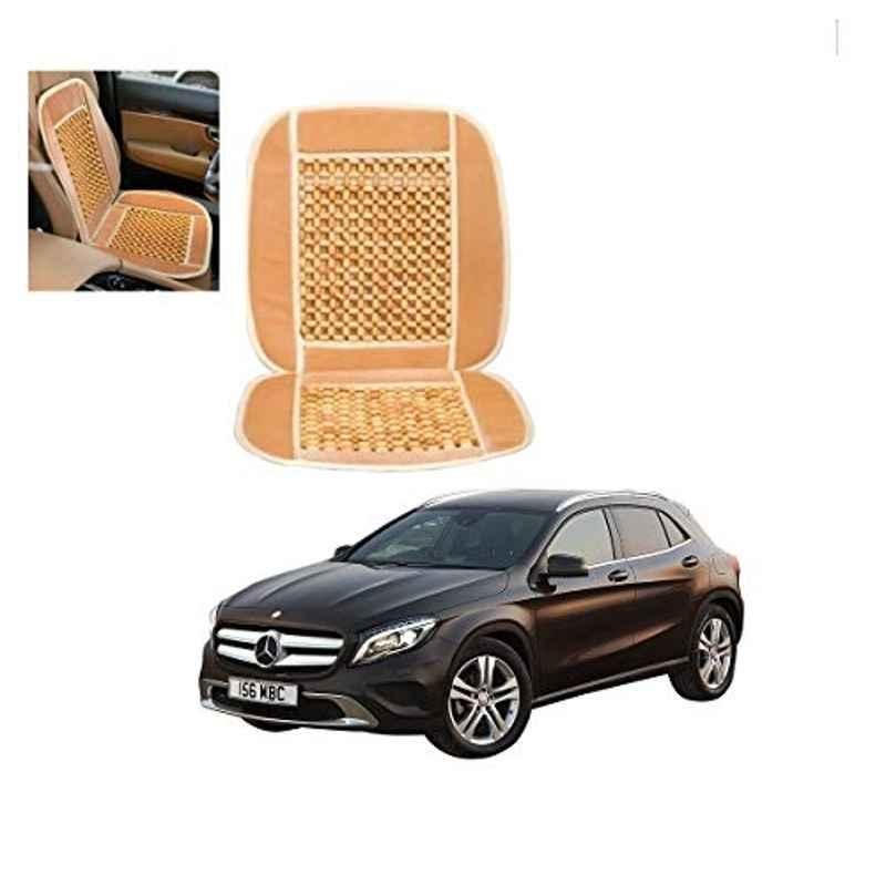Kozdiko Wooden Bead Seat with Beige Velvet Border for Mercedes Benz GLA-Class