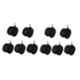 Nixnine Standard Office Revolving Chair Replacement Wheels, REG_BLK_10PS (Pack of 10)