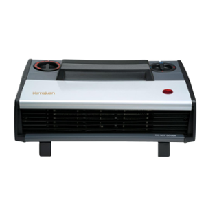 Kemajuan Heat Convector 2000W 8.7A Black & Silver Twin Turbo Design Room Heater & Convector Blower with 2 Speed & 1 Year Warranty, KHC0520