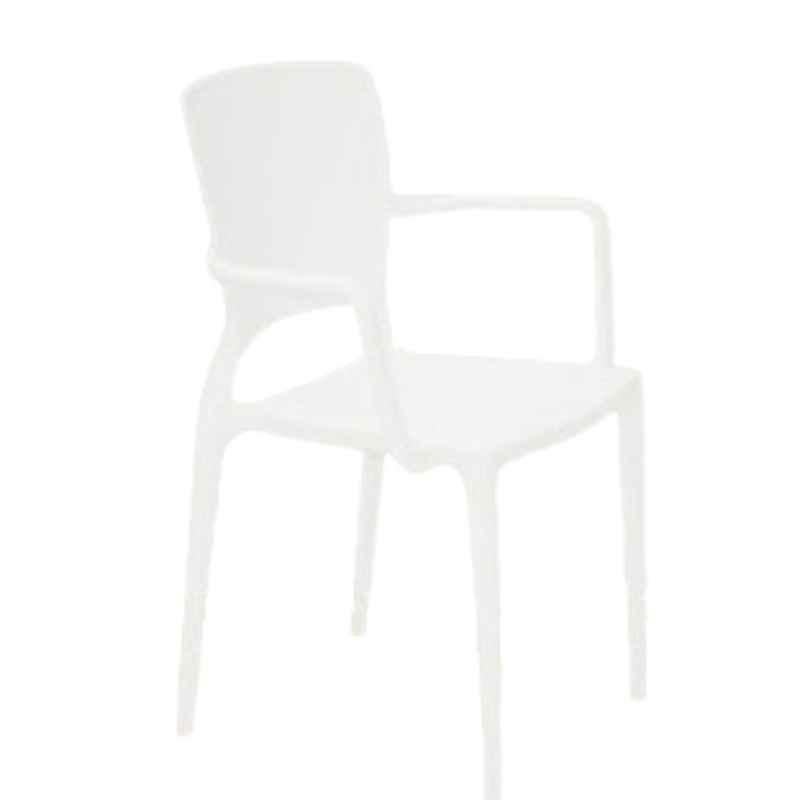 Tramontina Sofia Polypropylene & Fiberglass White Chair, 92039010