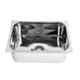 Renvox 24x18x9cm Stainless Steel Glossy Finish Kitchen Sink with Coupling