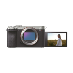 Sony Alpha ILCE-7CR 61MP Silver Interchangeable Lens Mirrorless Full Frame Camera with 4K Recording, ILCE-7CR/SQ IN5