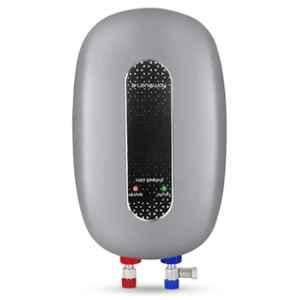 Longway Hotspring 3 Litre 3000W ABS Plastic Grey Automatic Instant Water Heater withMultiple Safety System, Rust-Proof & 5 Years Warranty