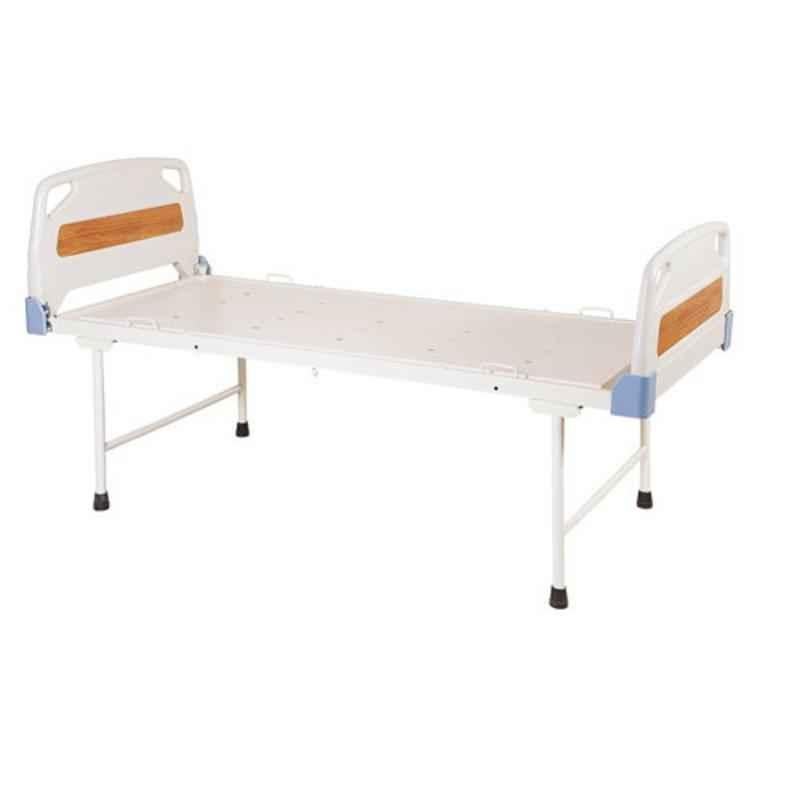 Wellsure Healthcare WSH-1204 Mild Steel Pre-Treated Epoxy Powder Coated Delux Attendant Bed