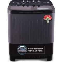 Voltas WTT90UDX/BKGR4KGTD 9kg Plastic Black Top Load  Semi Automatic Washing Machine with Pulsator Technology, 1200379