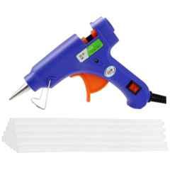 Bandook 20W Blue Glue Gun with 20 Pcs Transparent Glue Sticks