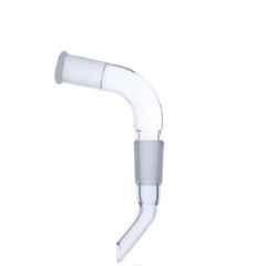 ABGIL B-45 Borosilicate 3.3 Glass Glossy Smooth Finish Receiver Sloping Delivery Adapter, ABG432