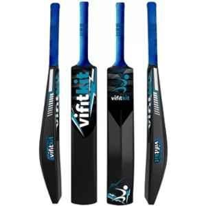 Khelo Meerut 800g Plastic Black Unbreakable Kids Bat for 15+ Yrs