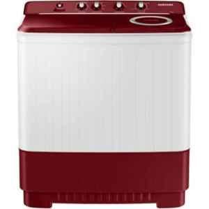 Samsung 11.5kg Grey & Red Semi Automatic Top Load Washing Machine, WT11A4600RR/TL