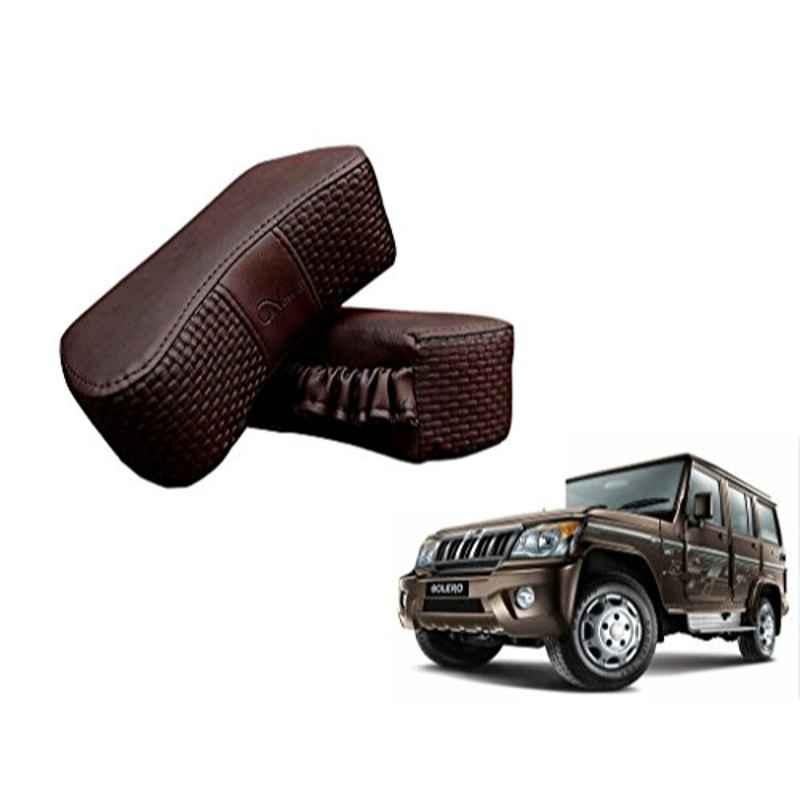 Kozdiko 2 Pcs Memory Foam Cola Neck Rest Cushion Pillow Set for Mahindra Bolero