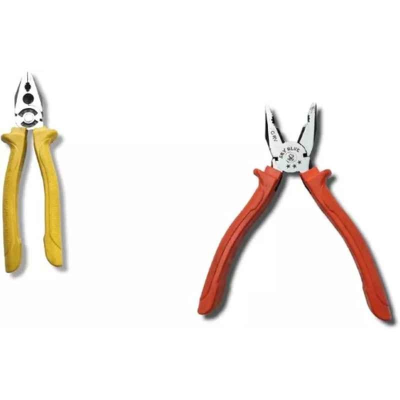 Sky Blue 2 Pcs 7.8 inch Stainless Steel Groove Plier Combo, SBE_PLIER_0081