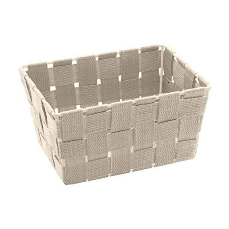 Wenko Adria 19x9x14cm Polypropylene Beige Storage Basket, 20685100