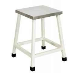Yes Kay Mild Steel Visitor Stool with Stainless Steel Top