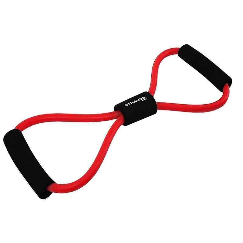 Strauss Black & Red Yoga Soft Chest Expander, ST-1030