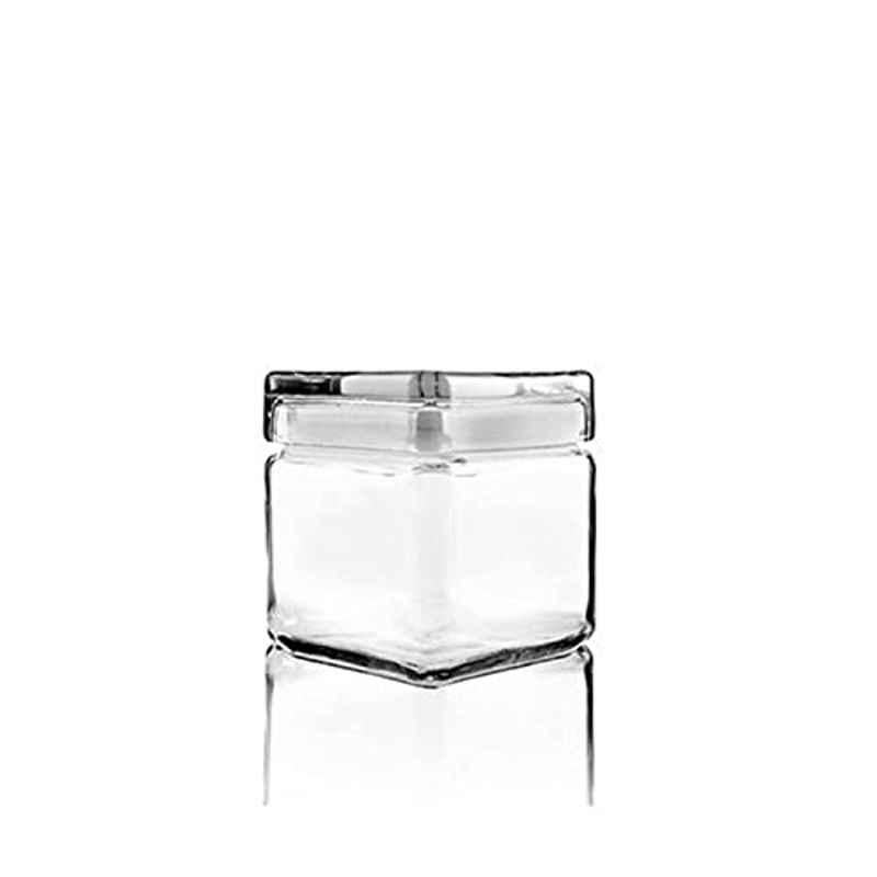 Anchor Hocking 1L Glass Stackable Jar with Glass Lid, 13385588