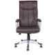 Caddy PU Leatherette Brown Adjustable Office Chair with Back Support, DM 113