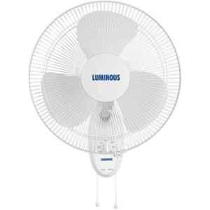 Luminous Speedprime 55W White Wall Fan, TWFMD16J30100, Sweep: 400 mm