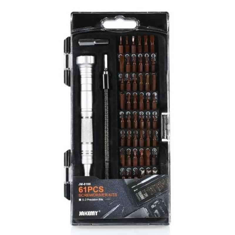 Jakemy 61 in 1 Screwdriver Tool Set with Ratchet Handle, JM-8166
