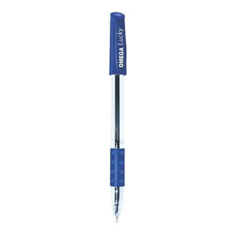 Omega Lucky 125 Pcs Blue Ball Pen Set