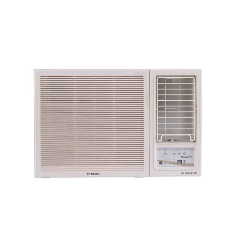 Hitachi Shizuka 1.5 Ton 5 Star White Fixed Speed Window Inverter AC with 2025 Model Year, RAW518HIEO