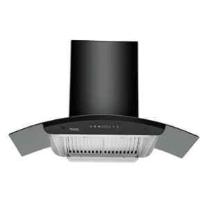 Hindware Trevo 90 Steel & Grey Chimney, 515473, Size: 90 cm