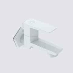 RN G20 15mm PTMT Marble Foam Flow Long Body Bib Cock with Flange, RNG2018B32