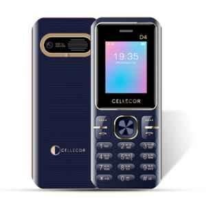 Cellecor D4 1.8 inch 2750mAh Blue Dual Sim Feature Phone