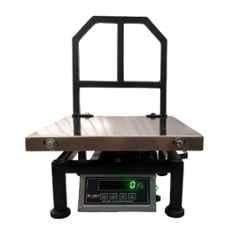 Monet 14x14 inch 80kg Stainless Steel Platform Weighing Scale with Dual Display & 2 Days Battery Backup
