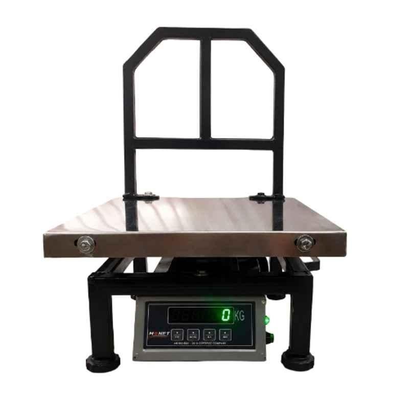 Monet 14x14 inch 80kg Stainless Steel Platform Weighing Scale with Dual Display & 2 Days Battery Backup