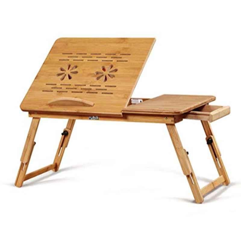 Rubik Wood Laptop Table with Two USB Cooling Fan