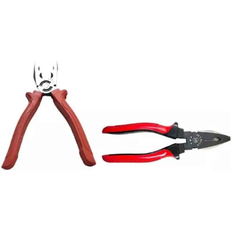Sky Blue 2 Pcs 7.8 inch Groove Plier Combo, SBE_PLIER_COMBO_MOD_01086