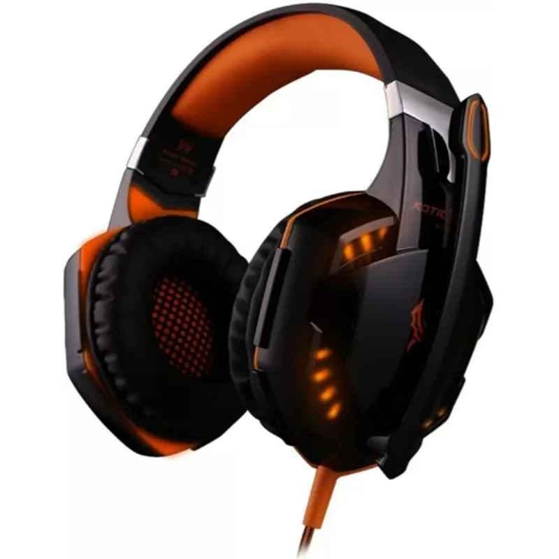 Kotion Each G2000 Black & Orange Over Ear Headset with Mic