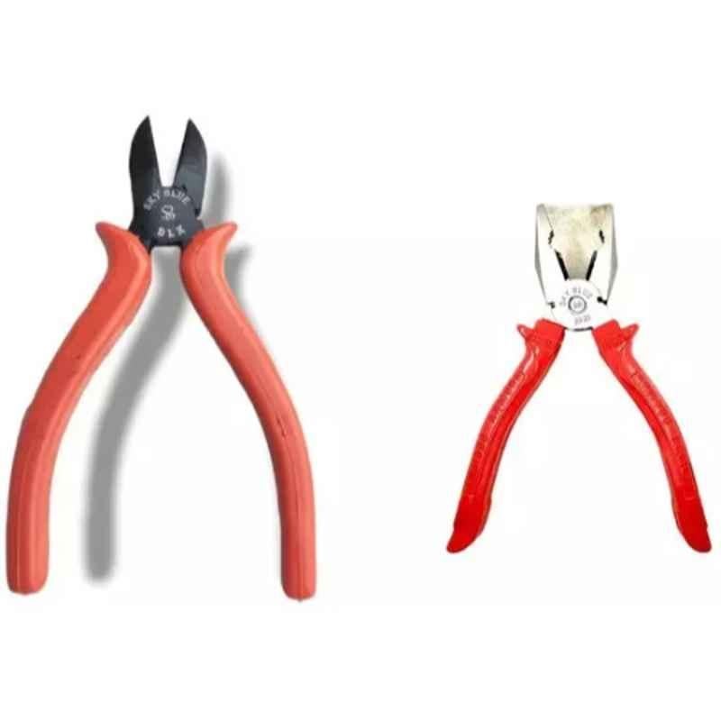 Sky Blue 2 Pcs 7.8 inch Lineman Plier Combo, SBE_PLIER_COMBO_MOD_00803