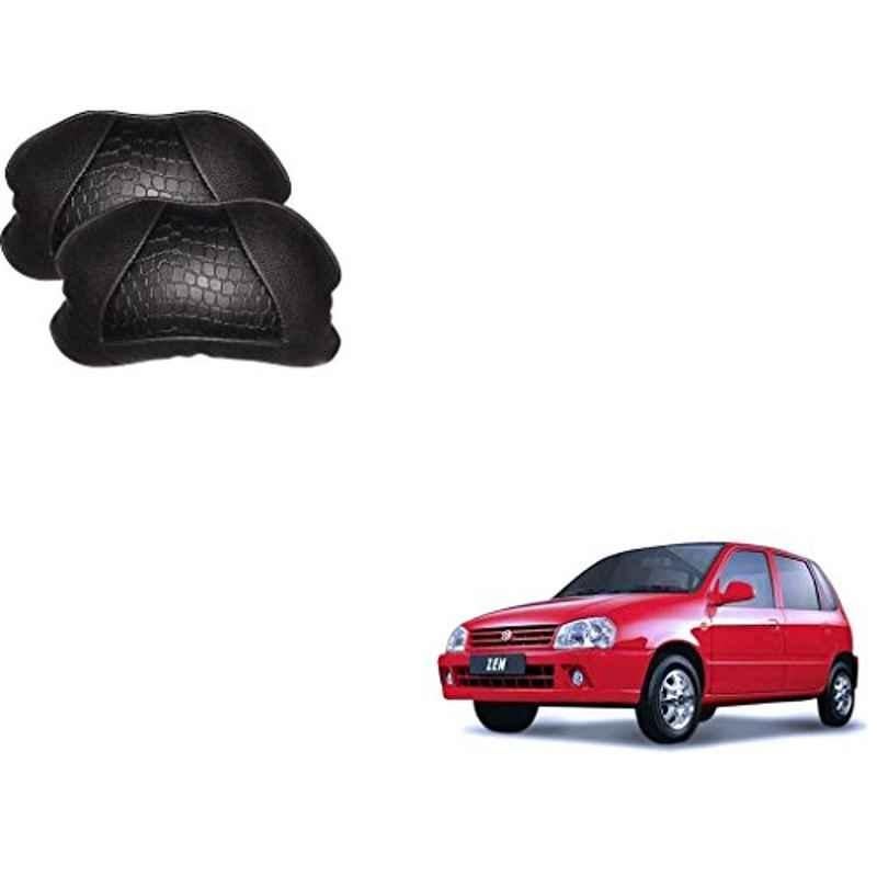 Kozdiko 2 Pcs Memory Foam Black Neck Rest Cushion Pillow Set for Maruti Zen