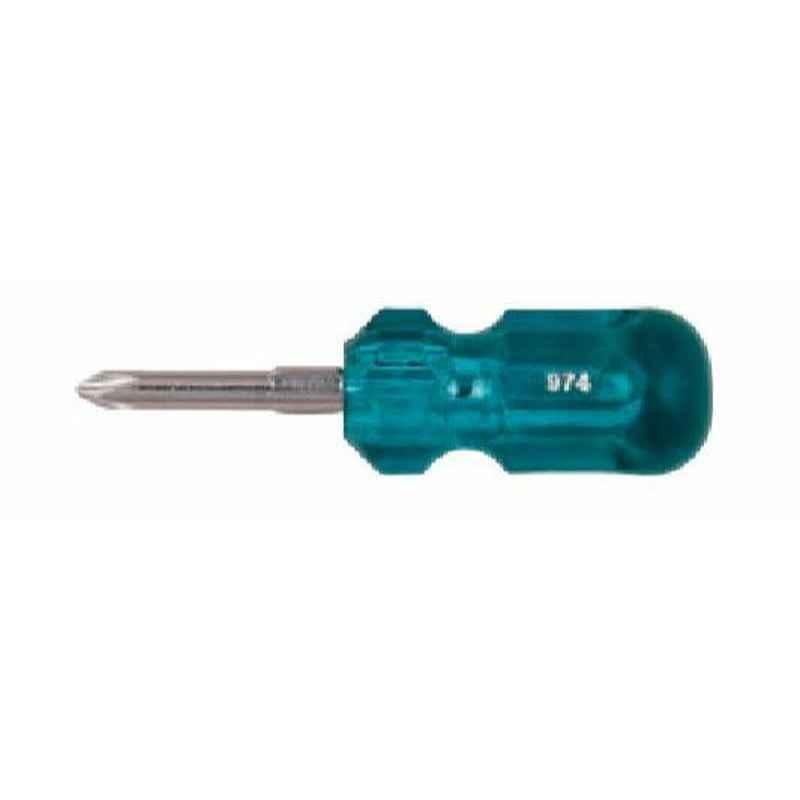 De Neers 6x0.8mm DN-974 Two In One Stubby Screw Driver, Blade Length: 75 mm (Pack of 10)