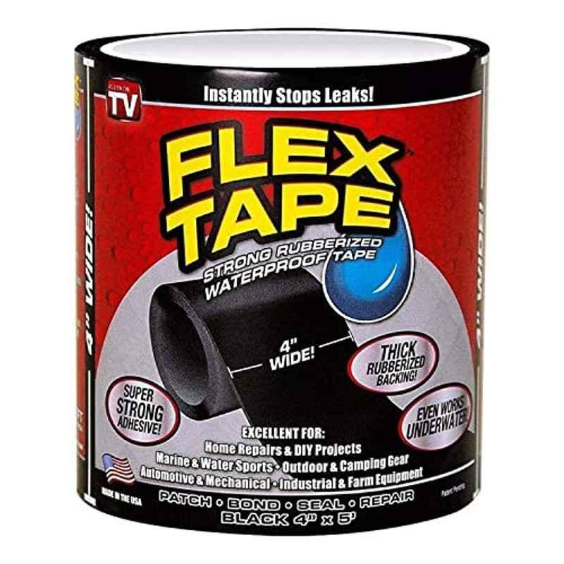 Flex Tape 4 inchx5ft Strong Rubberized Waterproof Seal Tape