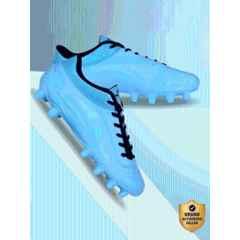 Nivia Airstrike PU Sole Sky Blue Football Shoes for Men, 1229SB10, Size: 10