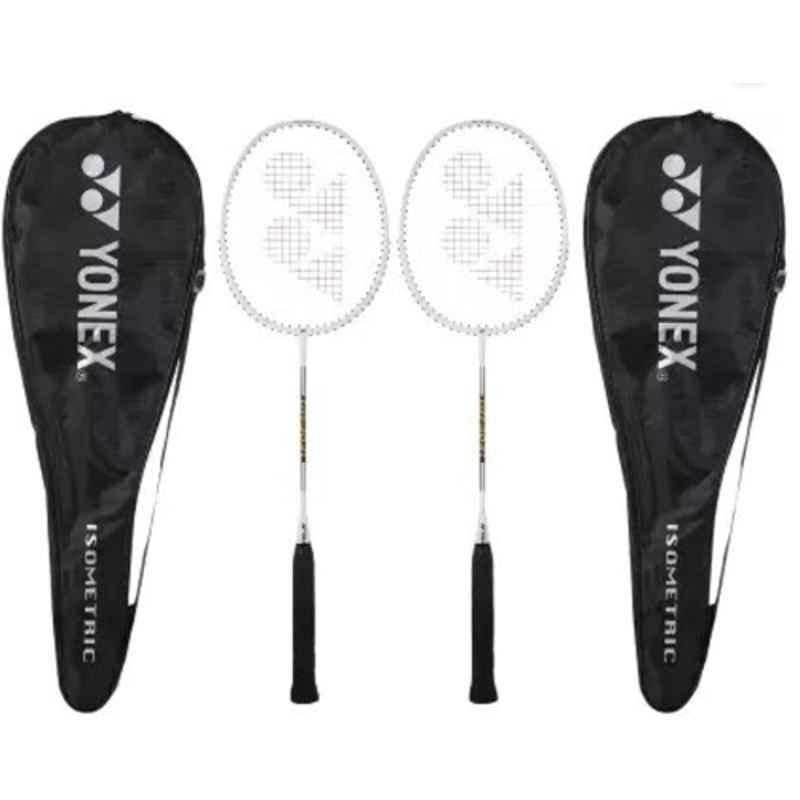 Yonex GR 303i 88g Standard White Strung Badminton Racquet (Pack of 2)