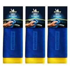 Michelin 40x40cm 350GSM Blue & Yellow Microfiber Cleaning Cloth, 5323 (Pack of 6)