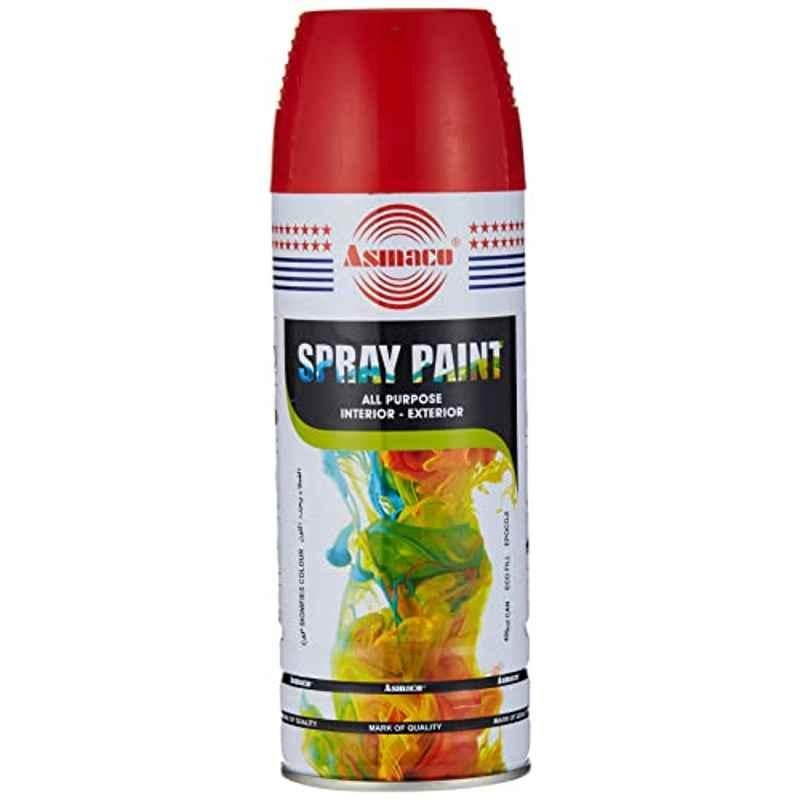 Asmaco 500ml Gloss Red Spray Paint, ASMACO013