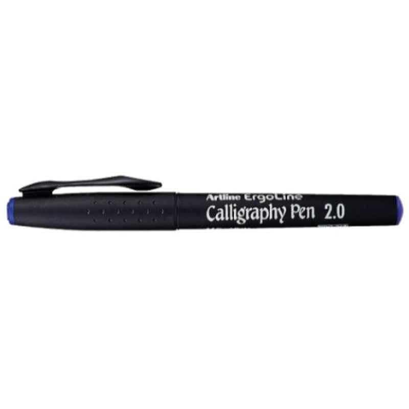 Artline Ergoline 2.0mm Resin Blue Calligraphy Pen, ERG242 Sin Blu