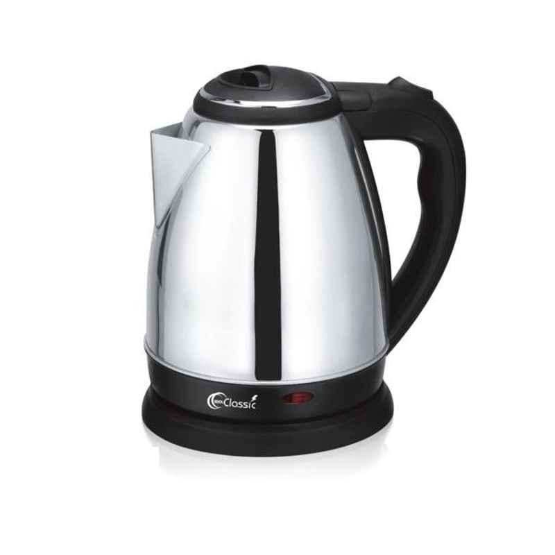 Cool Classic 1000W 1.2L Steel Body Cordless Electric Kettle