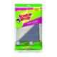Scotch-Brite 2 Pcs Cotton Multicolour Floor Cleaning Cloth & Single Sided Toilet Brush Combo