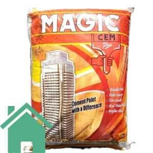 Magic Paints Cem Plus 25kg Aquamarine Matte Finish Decorative Waterproof Cement Paint