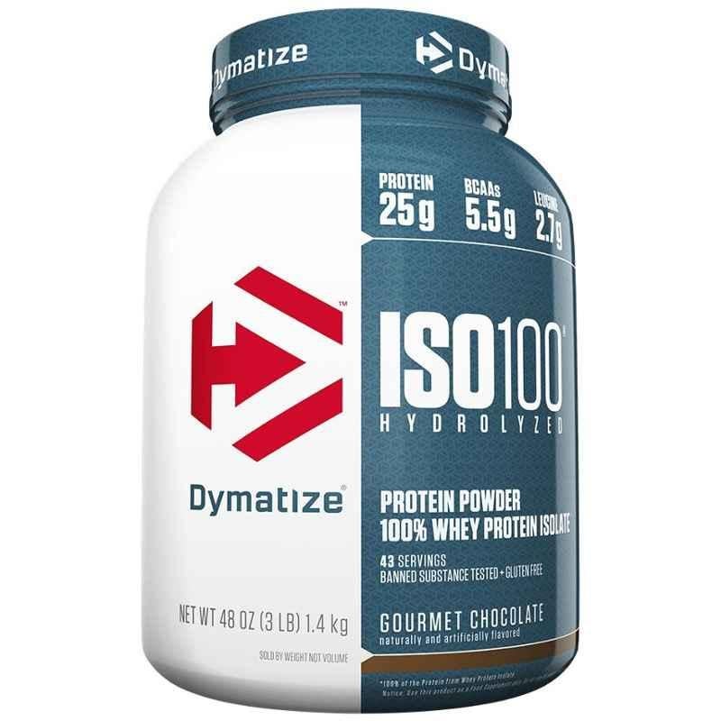 Dymatize ISO-100 3lbs Gourmet Chocolate Whey Protein