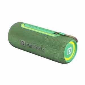 Portronics Resound 2 15W Green Portable Bluetooth Speaker with RGB Lights, POR 1977