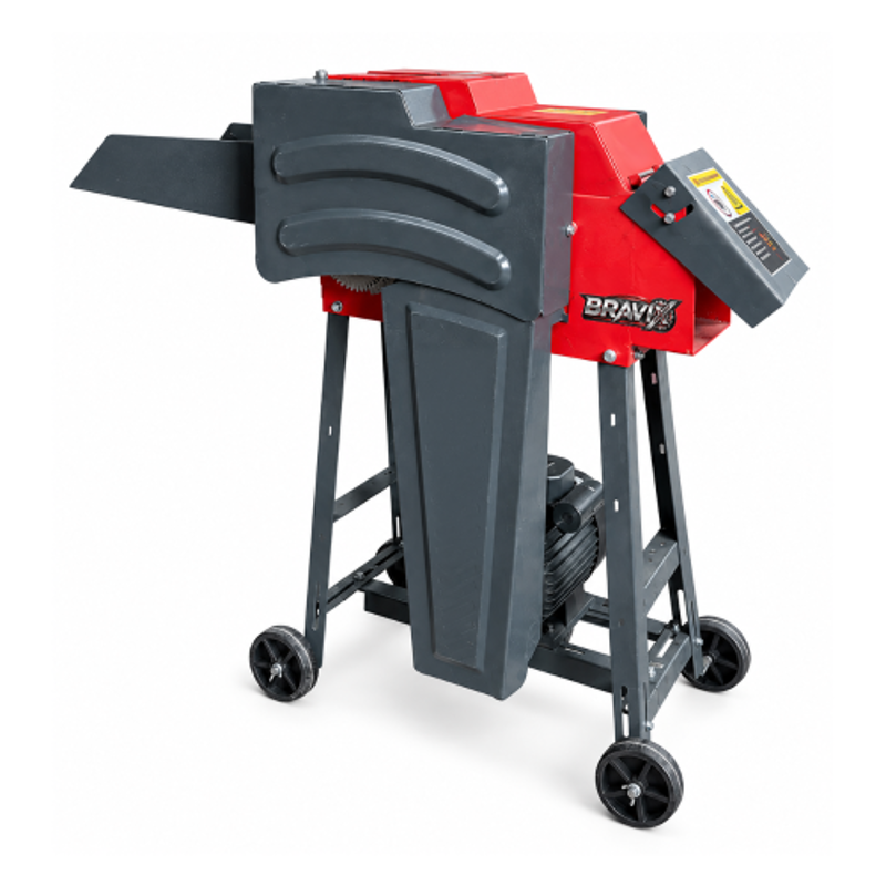 Bravix 2HP 4 Rotatory & 1 Fix Blades Heavy Duty Chaff Cutter with Motor, Cutting Size Controller & 6 Months Warranty